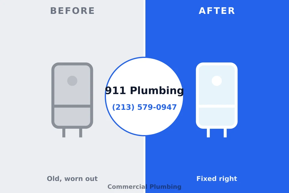 Before and after: plumbing repair Sleepy Hollow Lake, NY
